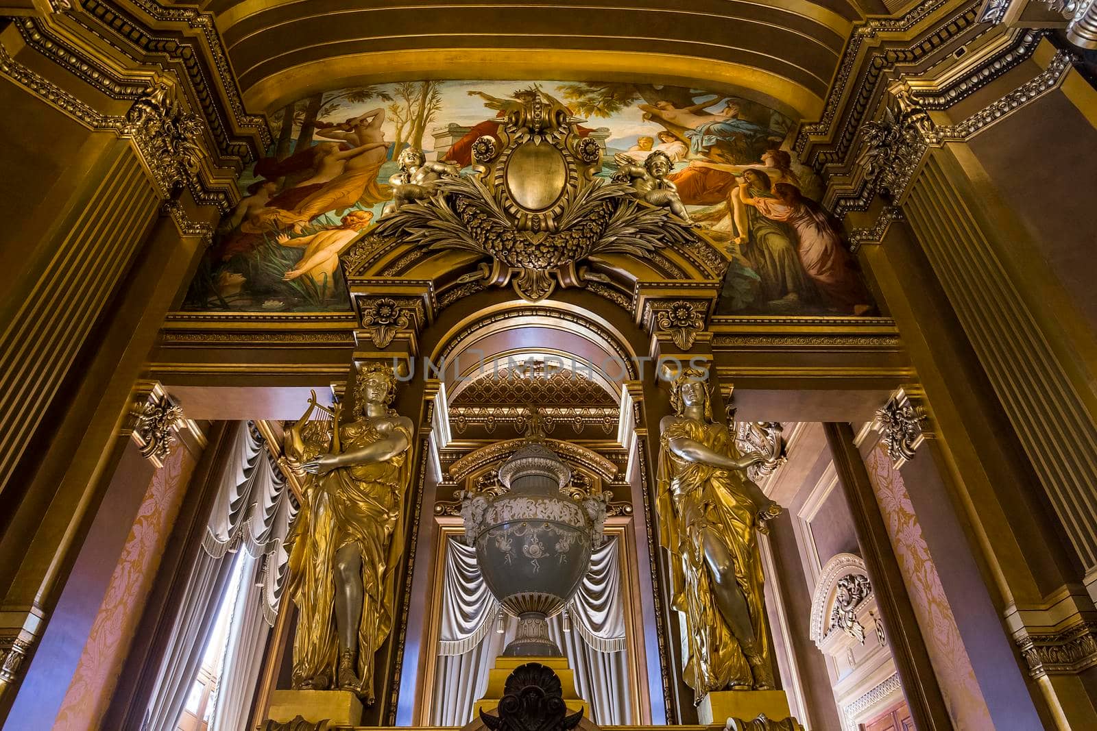 The Palais Garnier, Opera of Paris, interiors and details by photogolfer