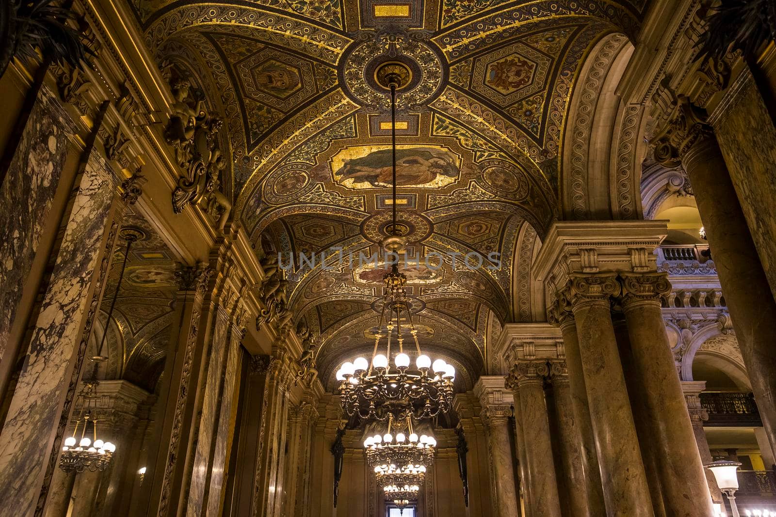 The Palais Garnier, Opera of Paris, interiors and details by photogolfer