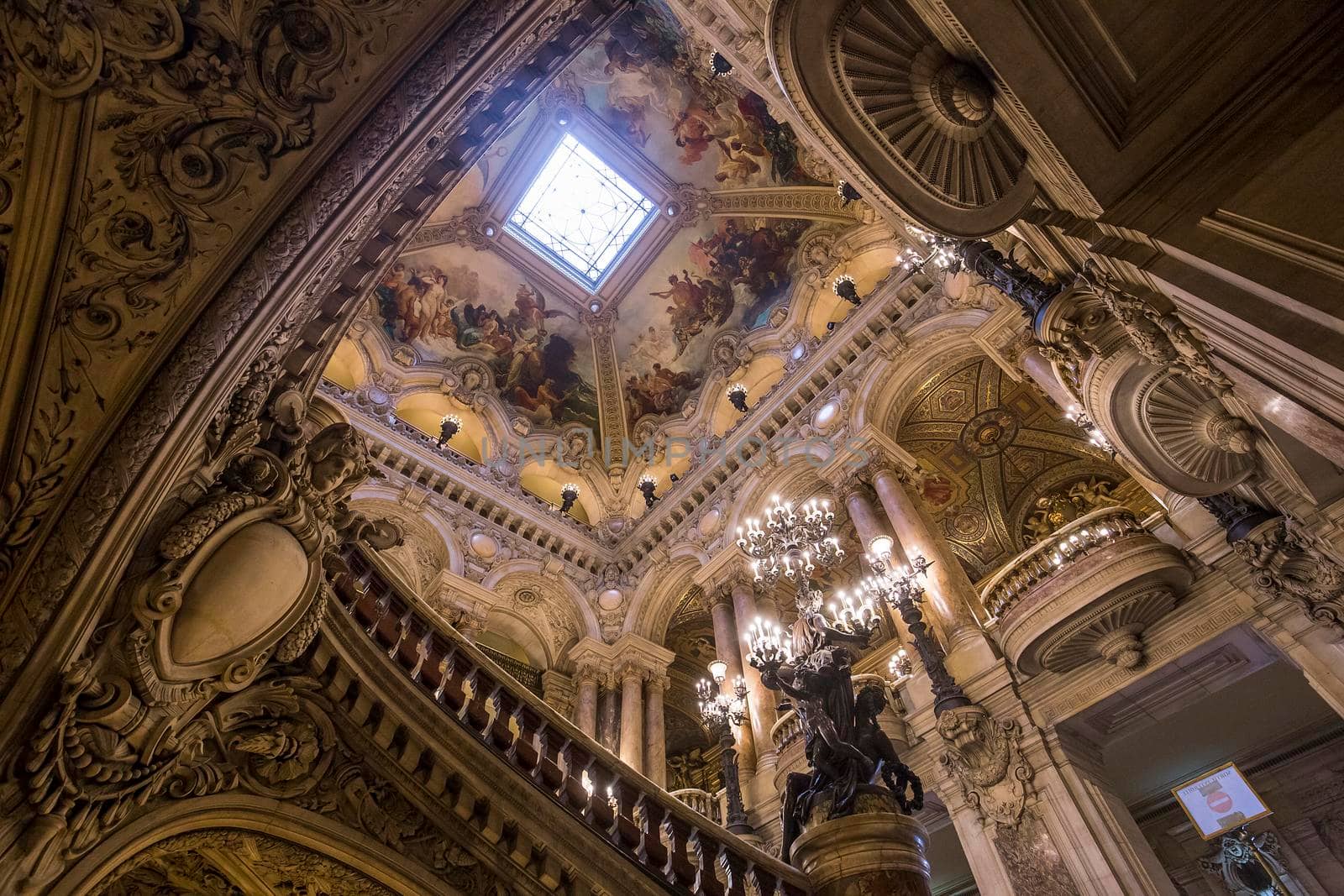 The Palais Garnier, Opera of Paris, interiors and details by photogolfer