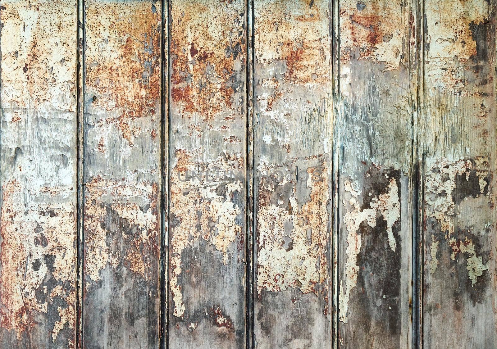 Vertical slats of heavily weathered wood by ChrisWestPhoto