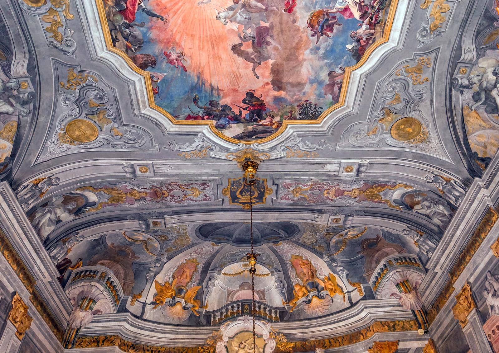 interiors of the Ca' Rezzonico palace, Venice, Italy by photogolfer