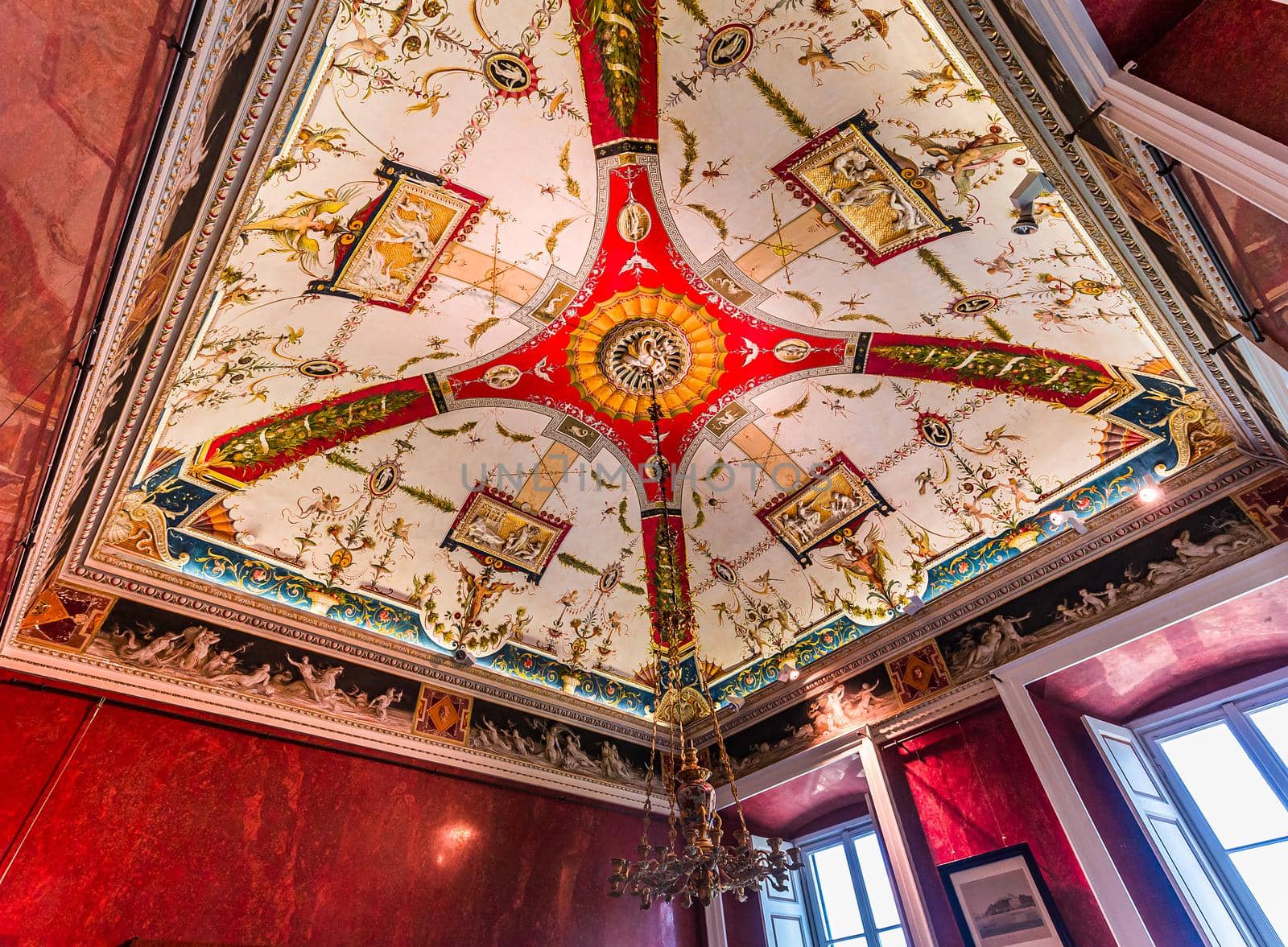 interiors of Villa Carlotta, lake Como, Tremezzo, italy by photogolfer