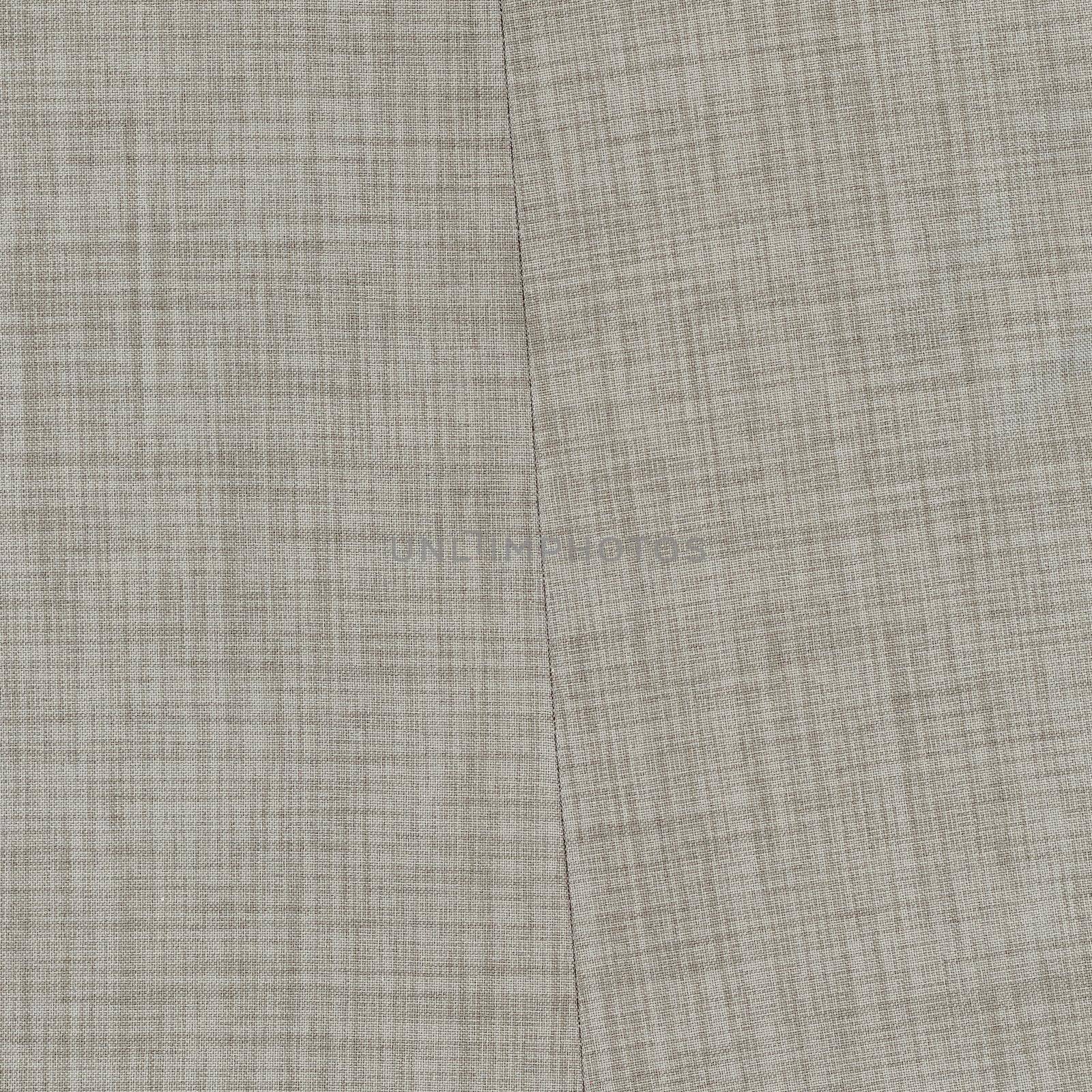 light grey polyester and cotton fabric texture background by claudiodivizia