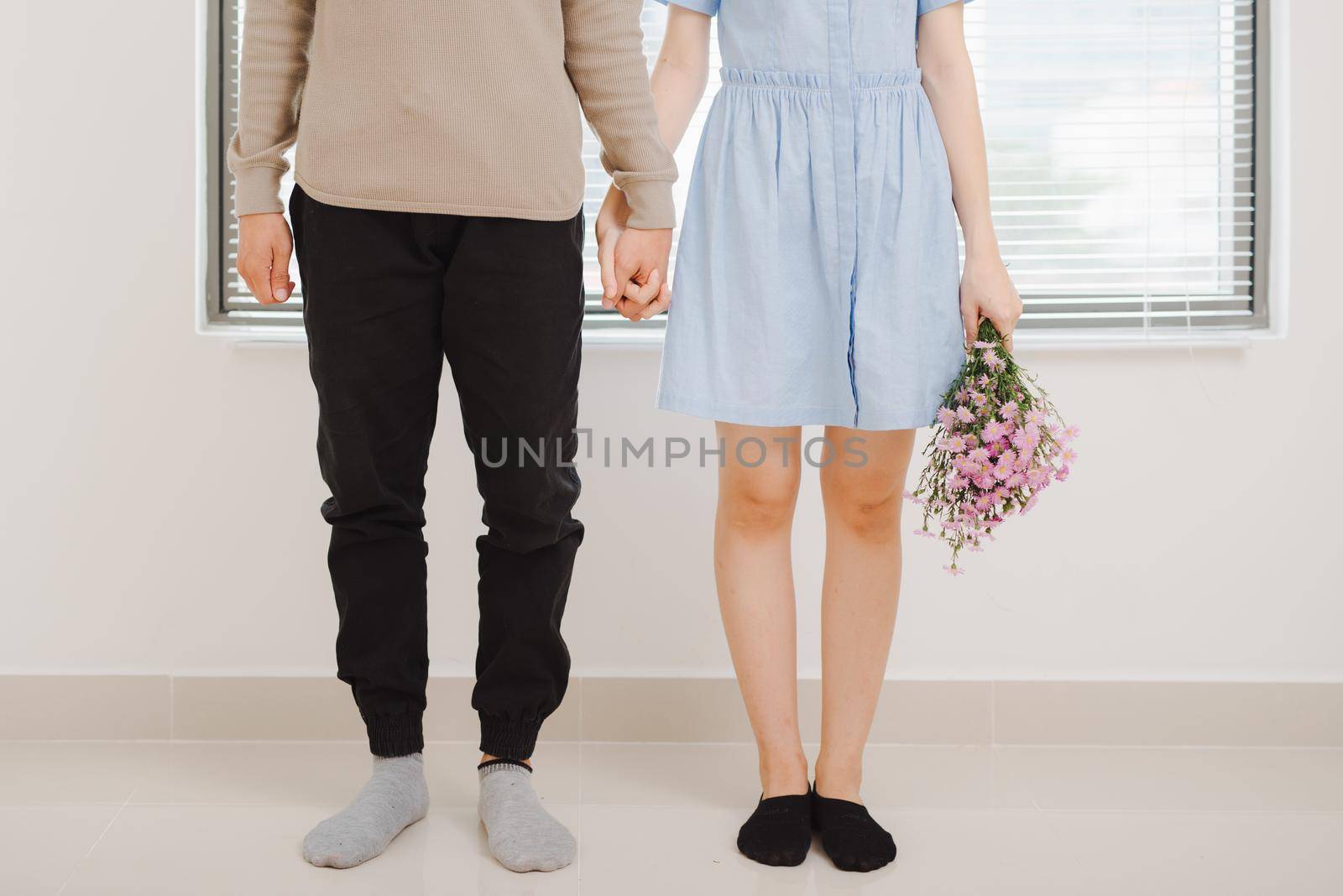 Couple in love. Young couple standing together