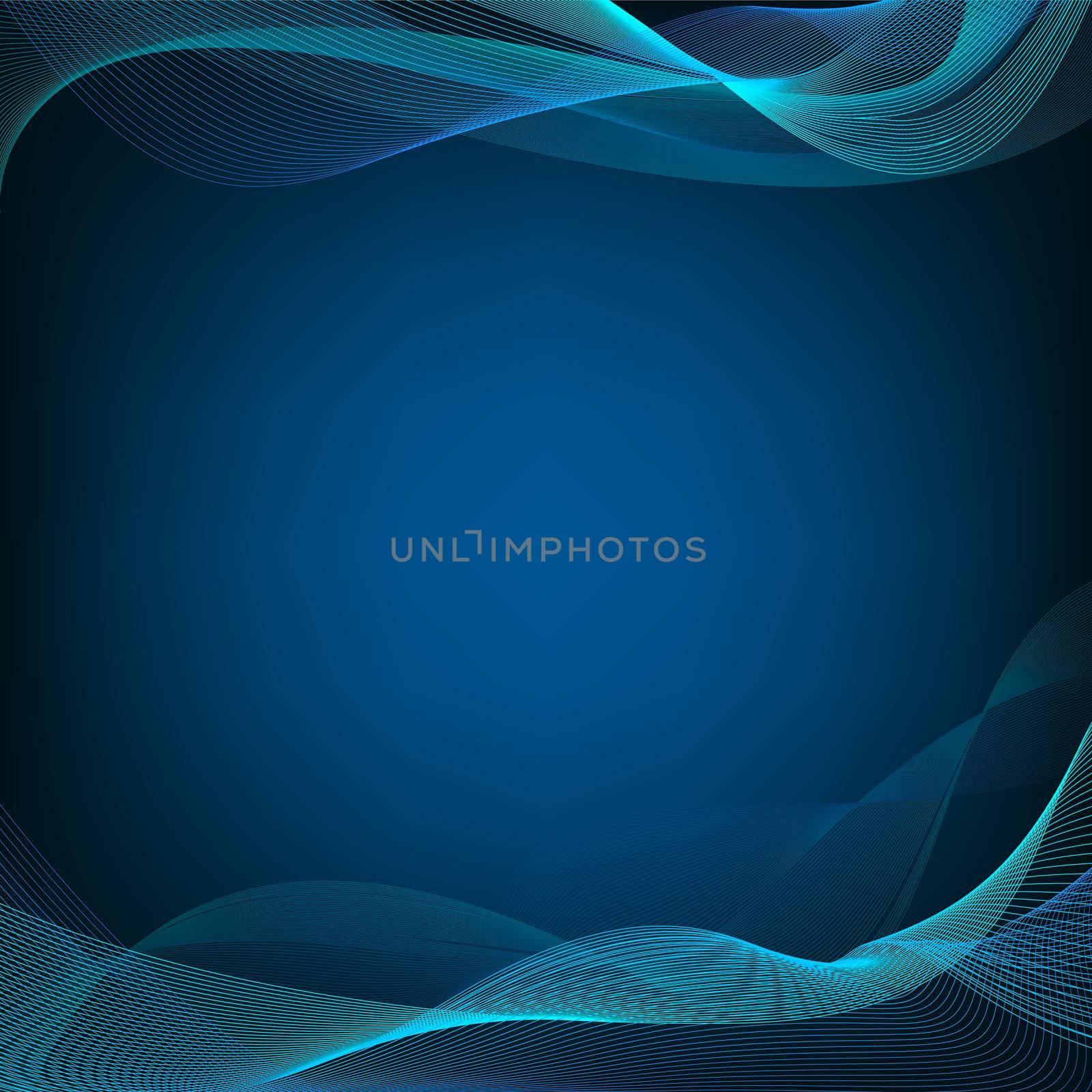 swaying wavy lines Abstract Wave background blue