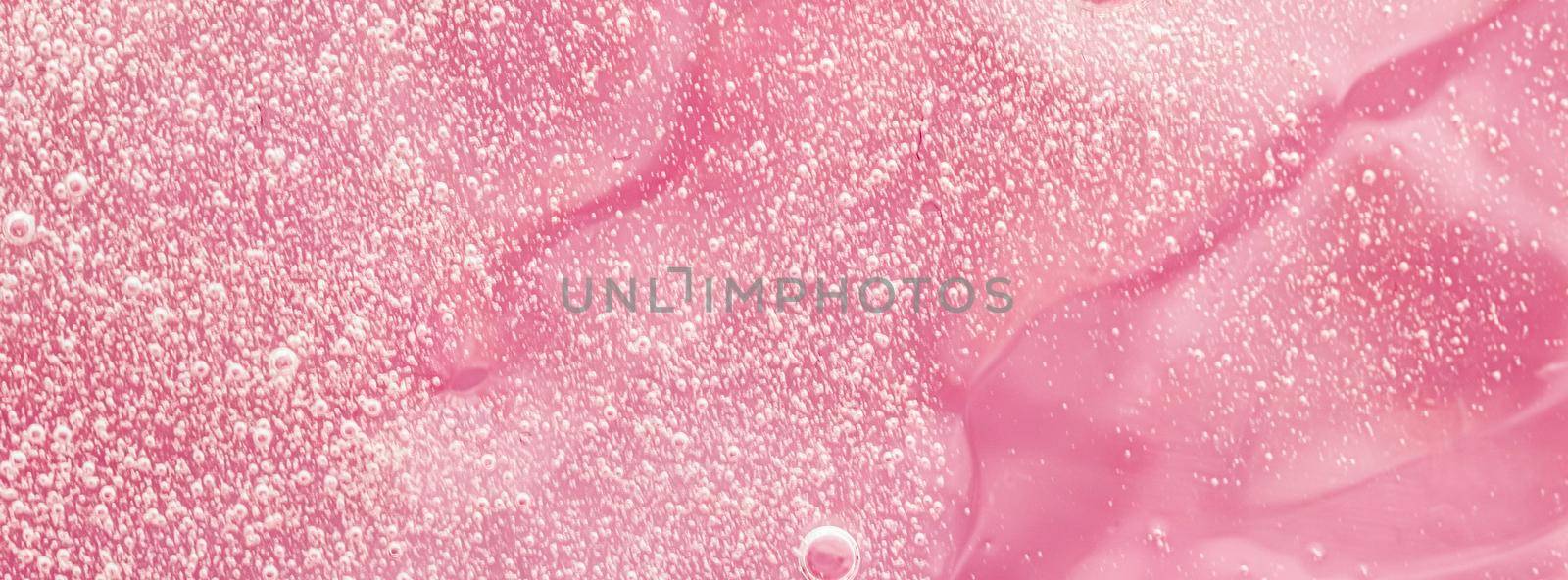 Abstract liquid banner background, paint splash, swirl pattern and water drops, beauty gel and cosmetic texture, contemporary magic art and science as luxury flatlay design by Anneleven