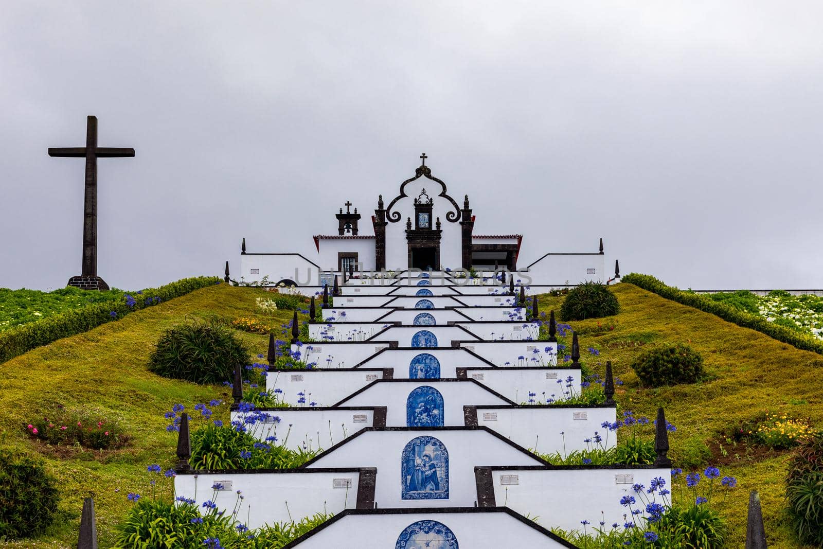 Vila Franca do Campo, Portugal, Ermida de Nossa Senhora da Paz. Our Lady of Peace Chapel in Sao Miguel island, Azores. Our Lady of Peace Chapel, Sao Miguel island, Azores, Portugal.