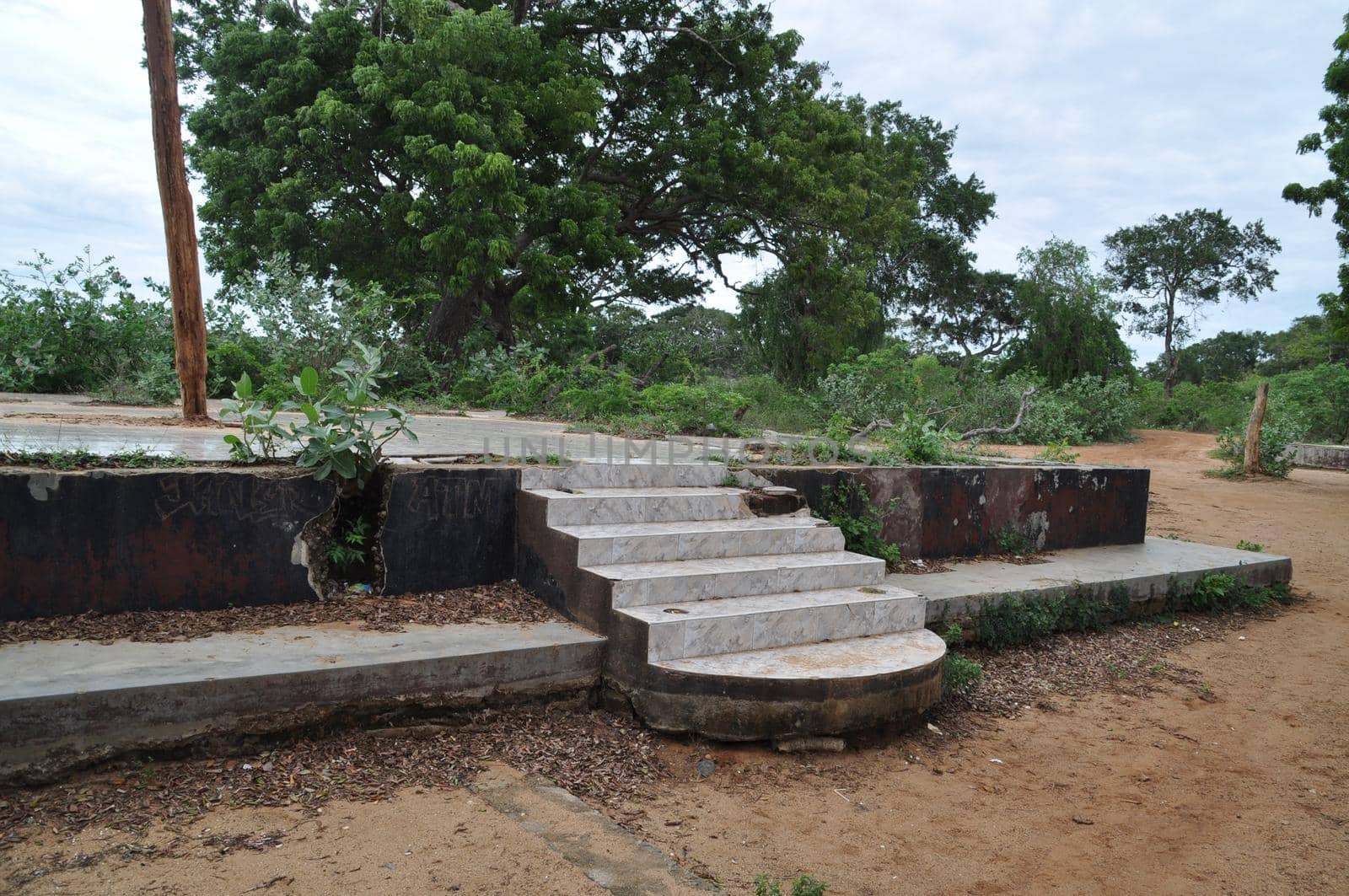 Tsunami Memorial at Yala National Park, Sri Lanka.