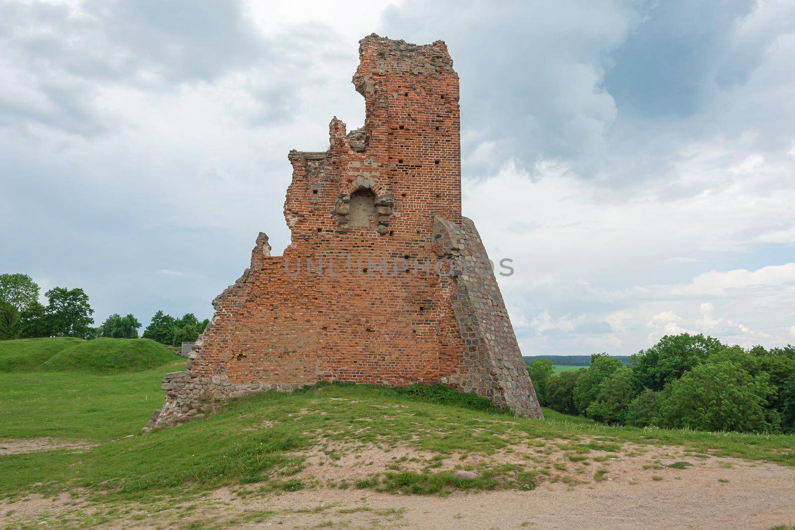 Remains of the ruins of an old fortress (Novogrudok, Belarus) by Grommik