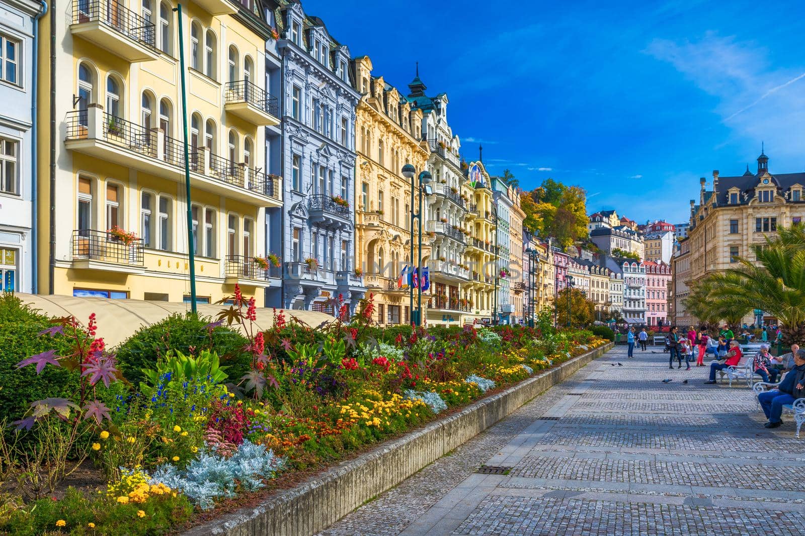 World-famous for its mineral springs, the town of Karlovy Vary (Karlsbad) was founded by Charles IV in the mid-14th century.