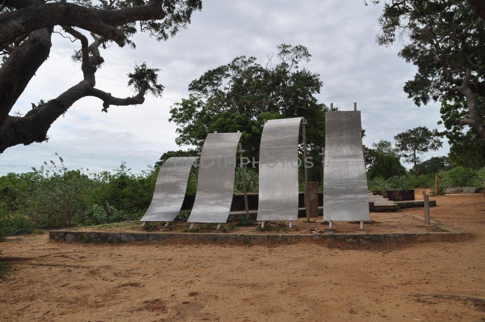 Tsunami Memorial at Yala National Park, Sri Lanka.