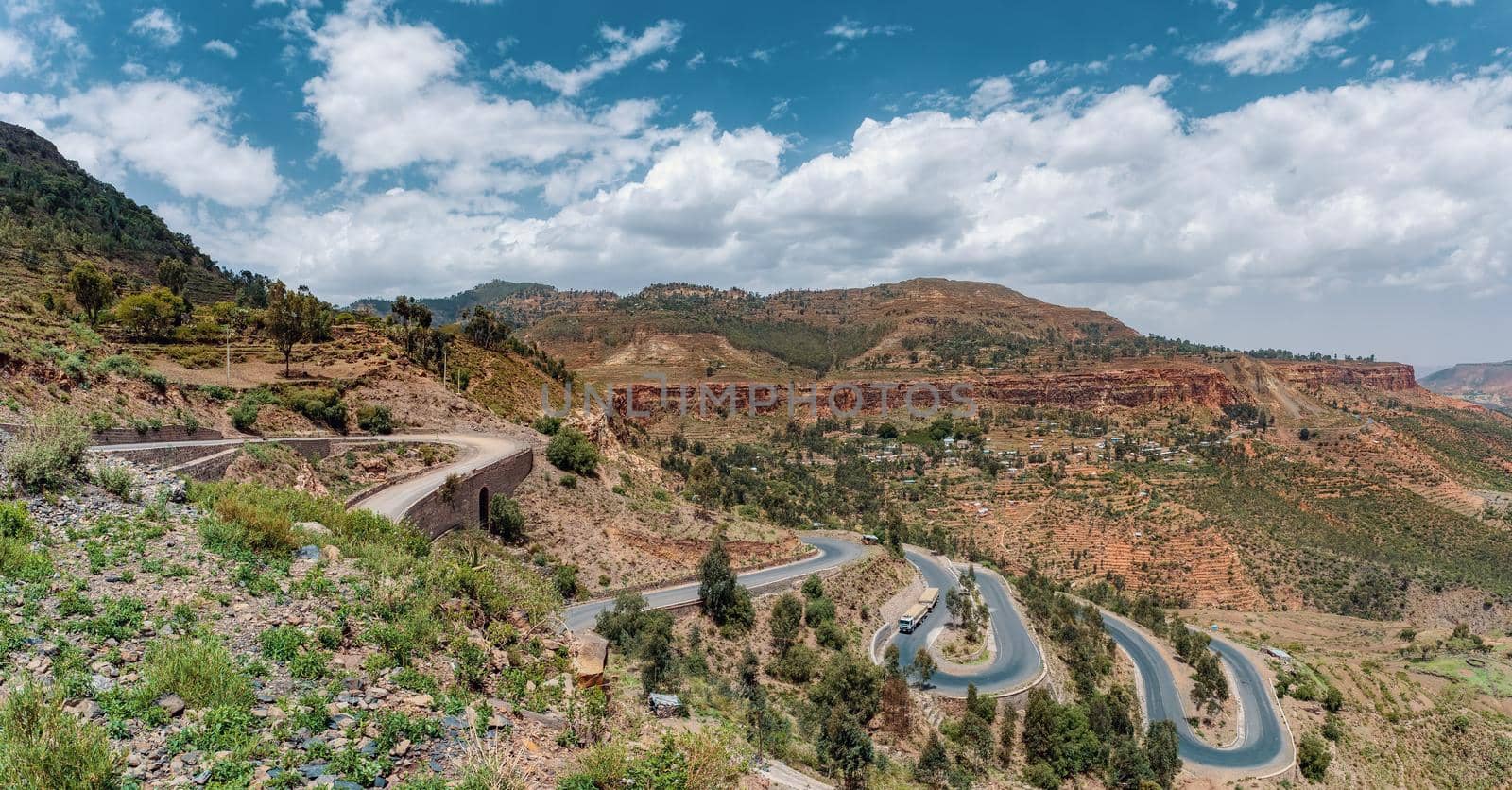winding road in Semien, Simien Mountains, Ethiopia by artush