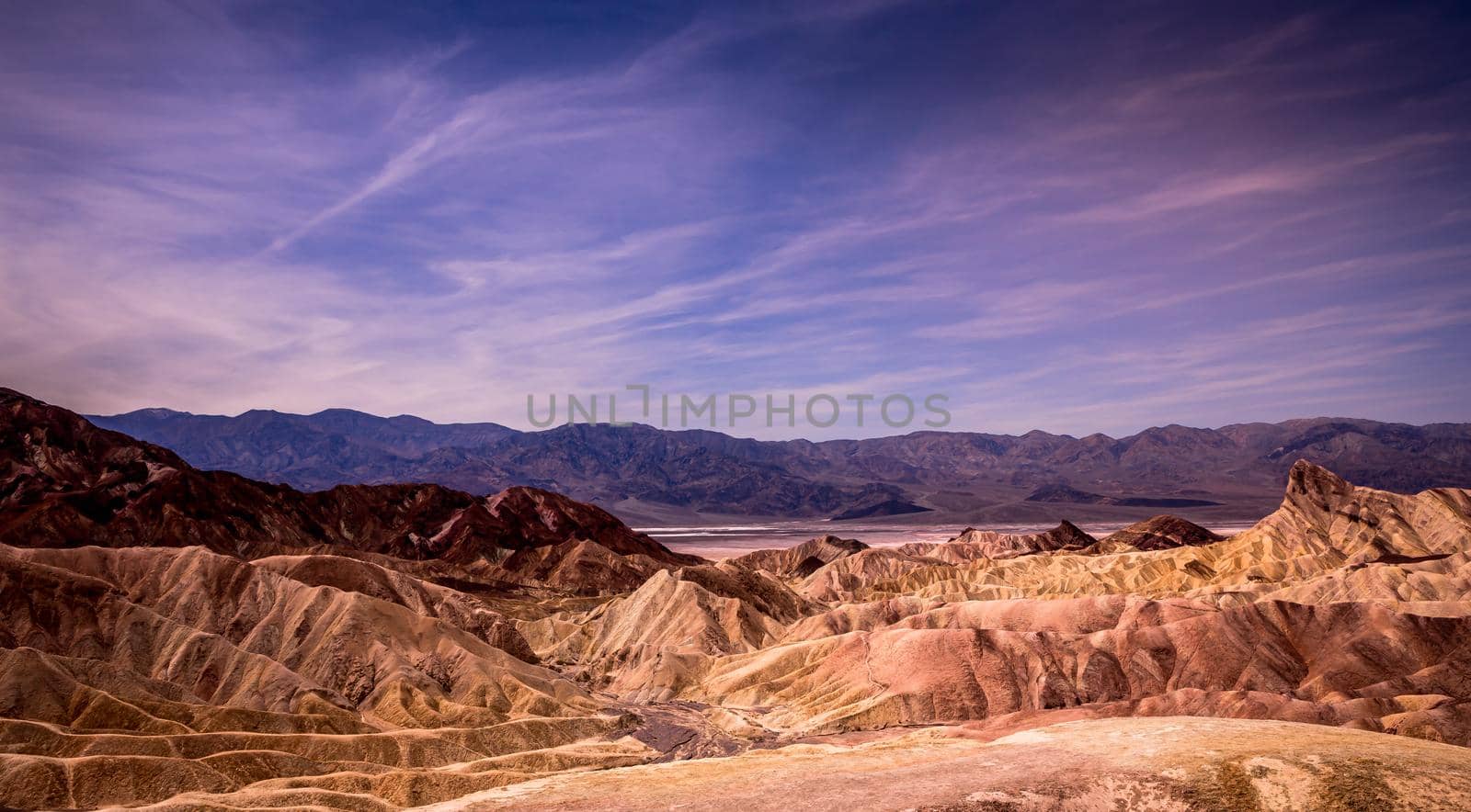 Zabriskie point, death valley, california, usa by photogolfer