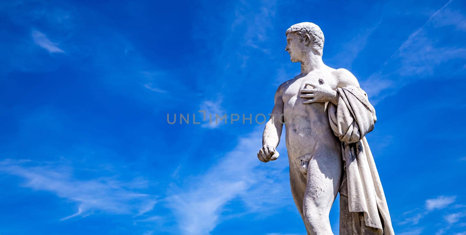 COMPIEGNE, FRANCE, AUGUST 13, 2016 : statue in gardens of chateau de Compiegne, august 13, 2016 in Compiegne, Oise, France