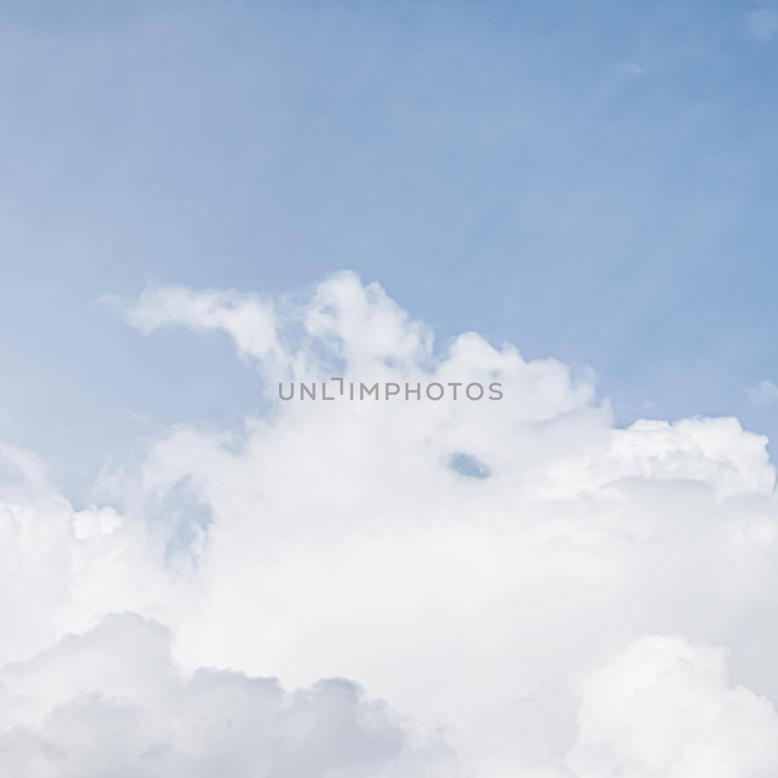 Dreamy surreal sky and clouds as abstract nature background, spiritual design and religion concept.