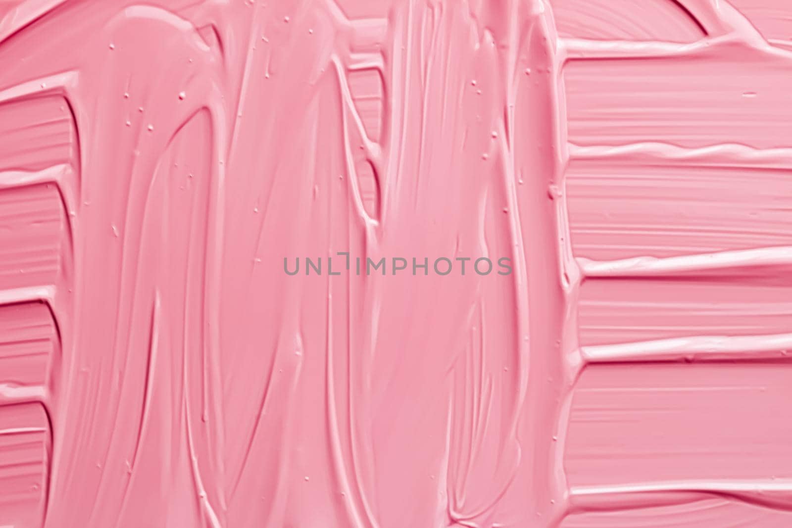 Pink lipstick or lip gloss texture as cosmetic background, makeup and beauty cosmetics product for luxury brand, holiday flatlay backdrop or abstract wall art and paint strokes.