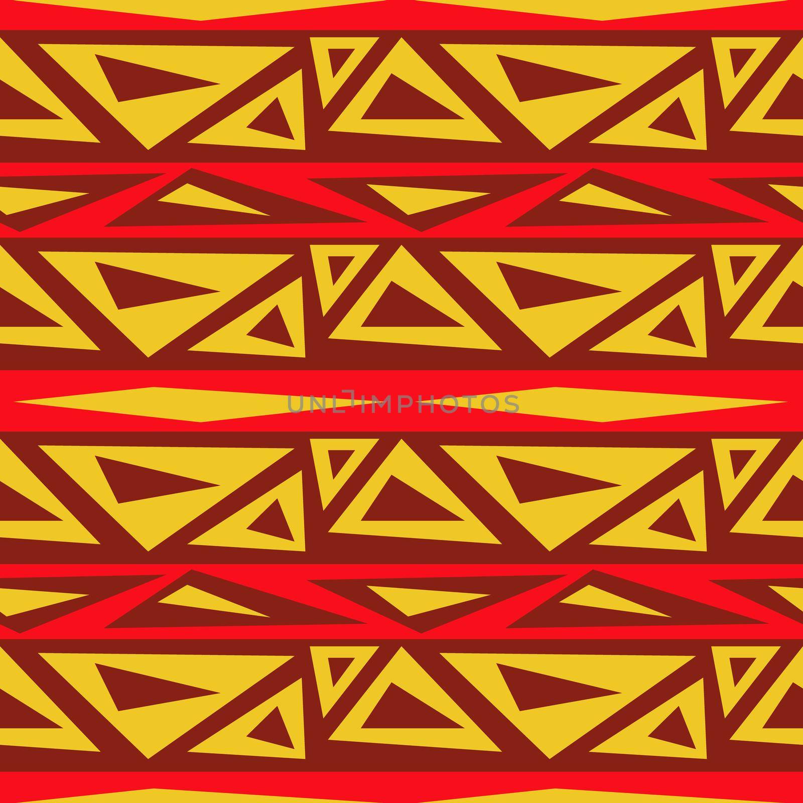 African tribal ornament abstract ethno pattern Bright tribal texture