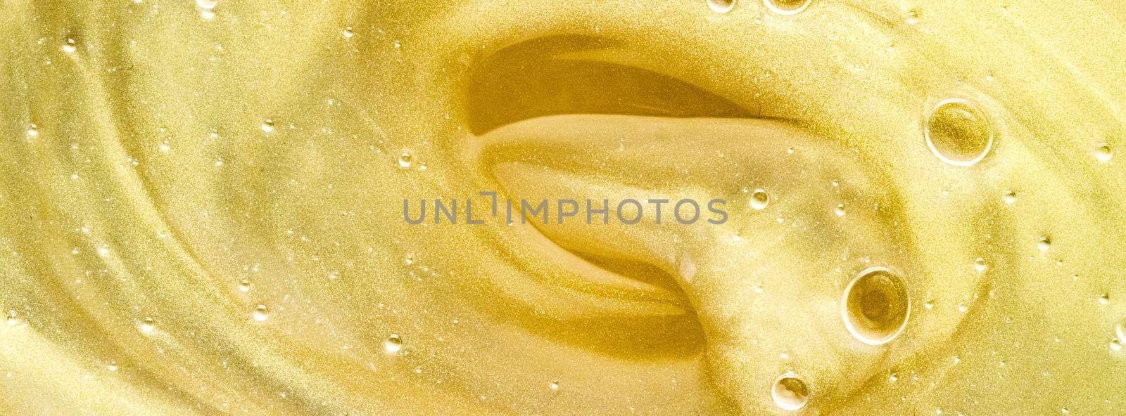 Abstract liquid banner background, paint splash, swirl pattern and water drops, beauty gel and cosmetic texture, contemporary magic art and science as luxury flatlay design by Anneleven