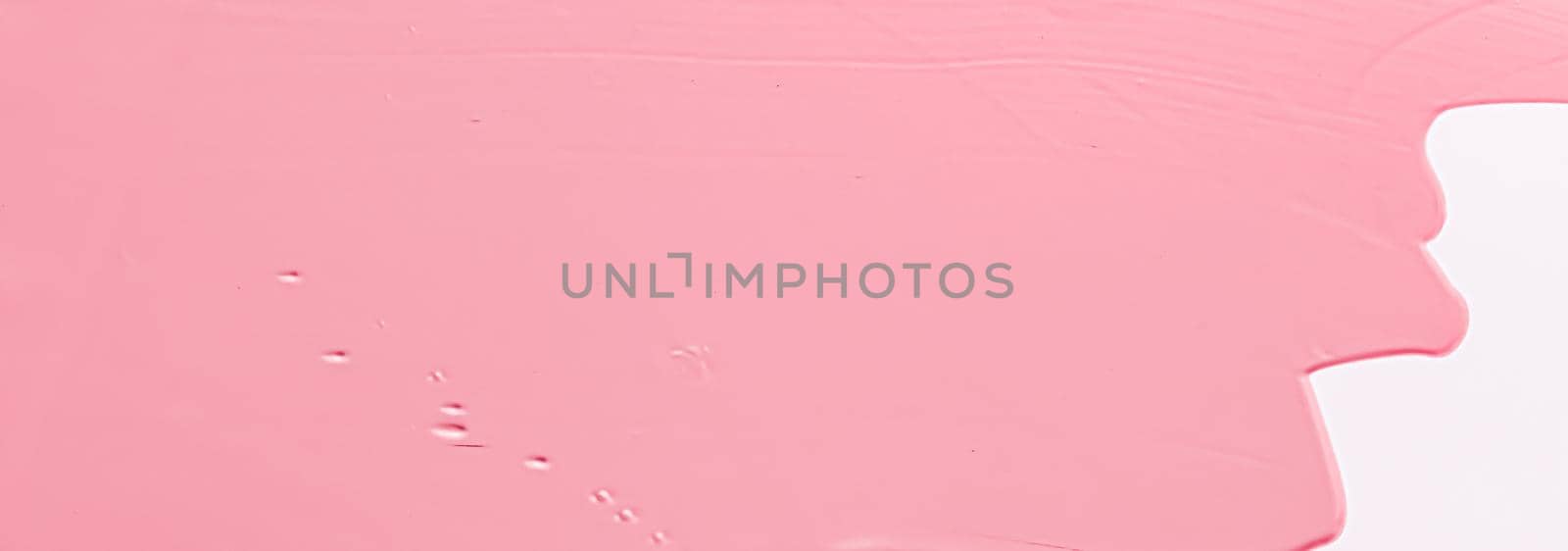 Pink lipstick or lip gloss texture as cosmetic background, makeup and beauty cosmetics product for luxury brand, holiday flatlay backdrop or abstract wall art and paint strokes.