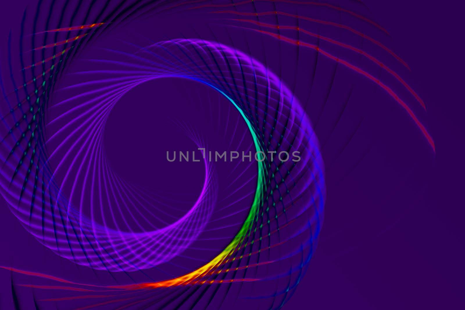 Colorful  spiral lines background pattern