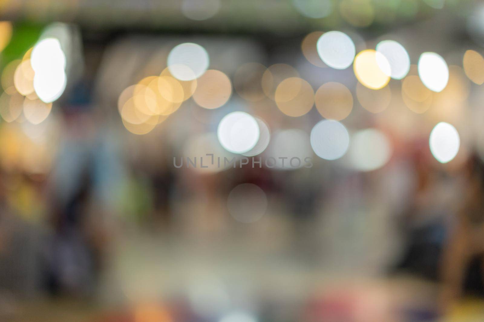 abstract blurred bokeh background from color light