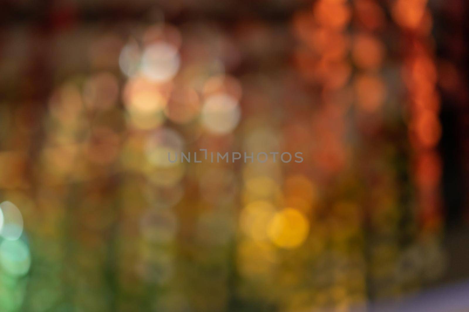 abstract blurred bokeh background from color light