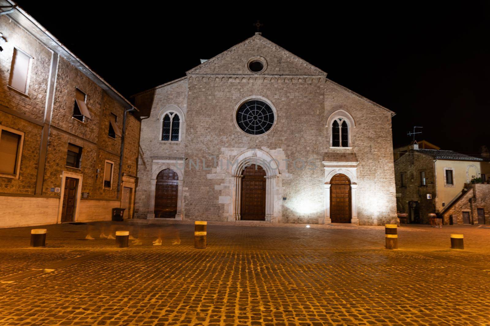 Church of San Francesco Vieste at night in Terni by carfedeph