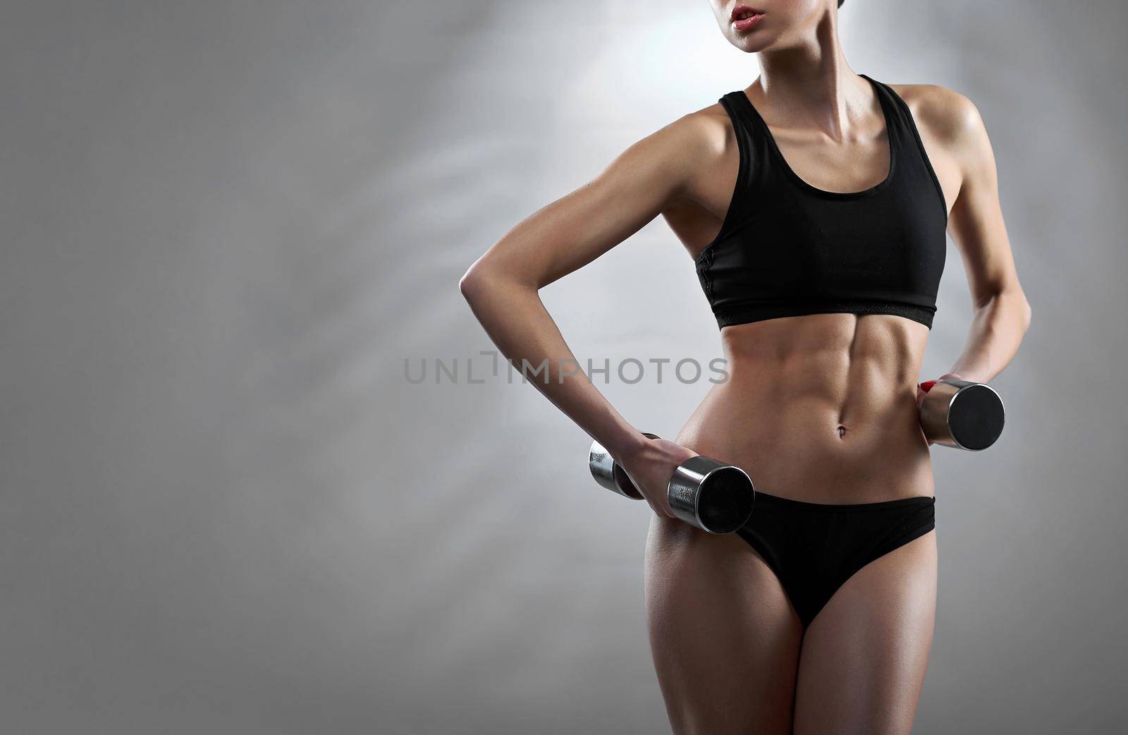 Healthy young fitness woman by SerhiiBobyk