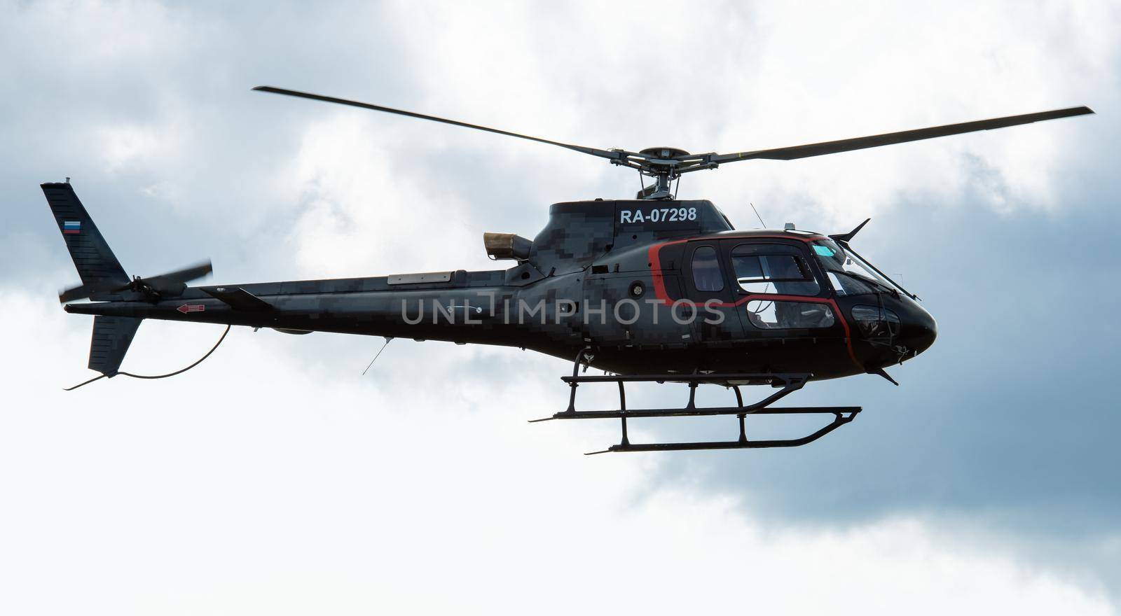 Airplane at the international airport by fifg