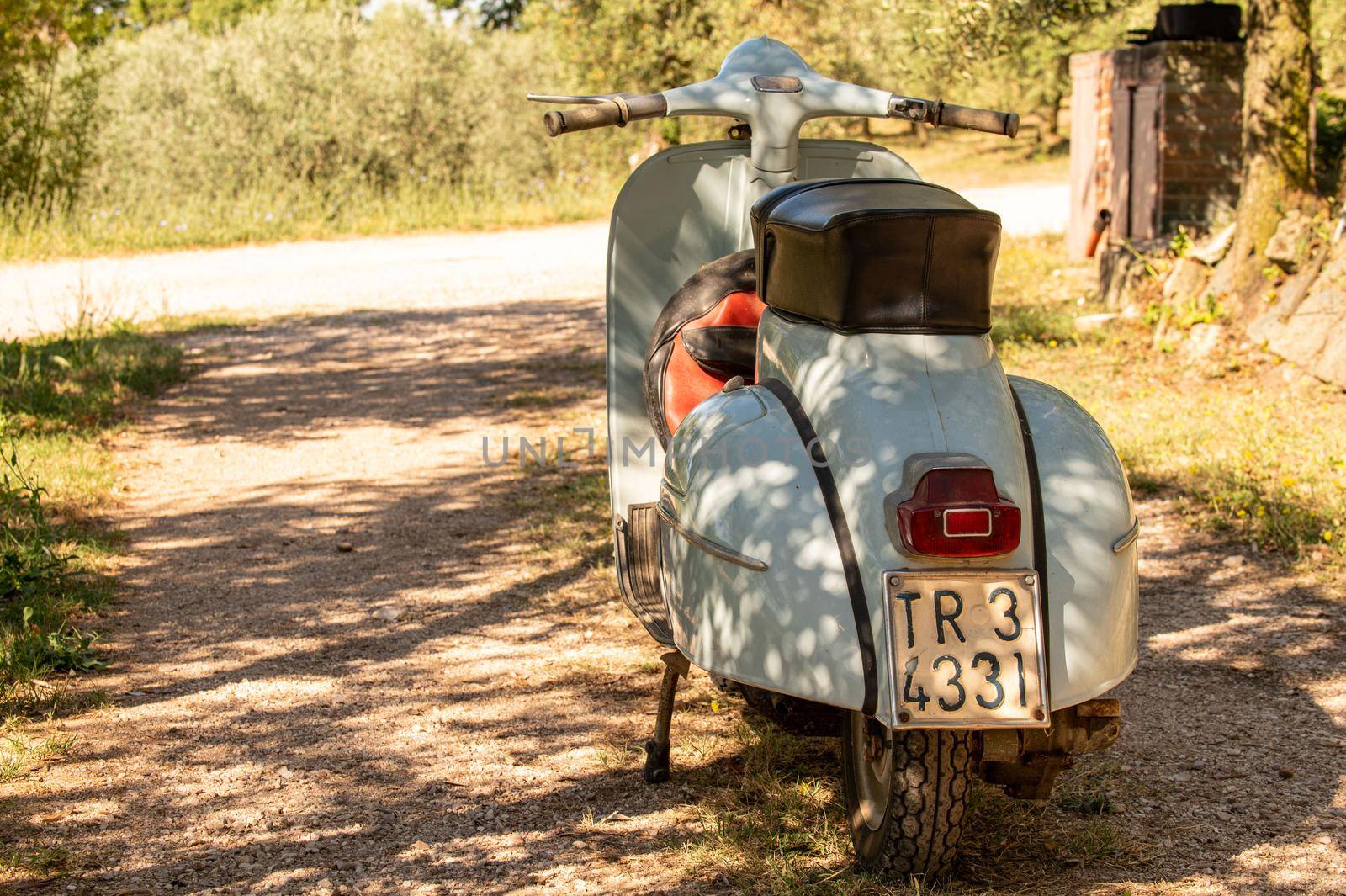 terni ,italy JULY 02 2021 :vespa 50 special vintage piaggio