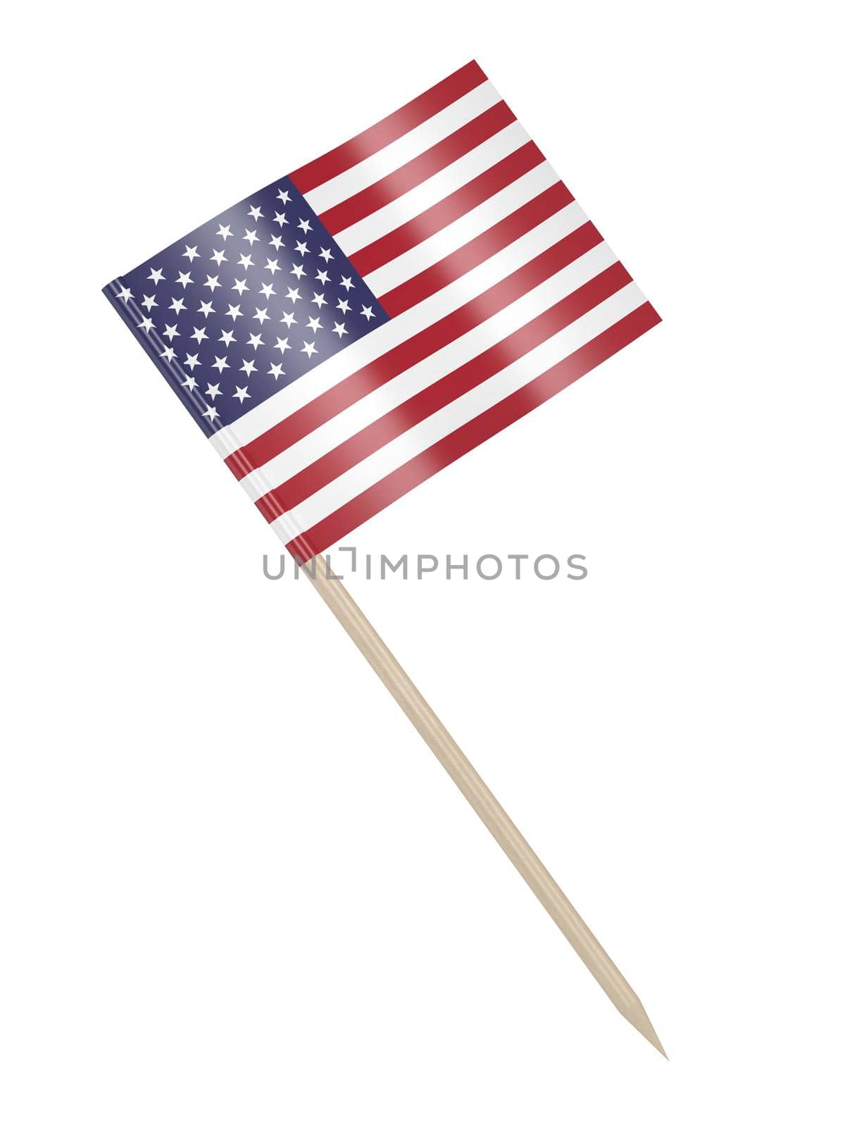 American flag toothpick by magraphics