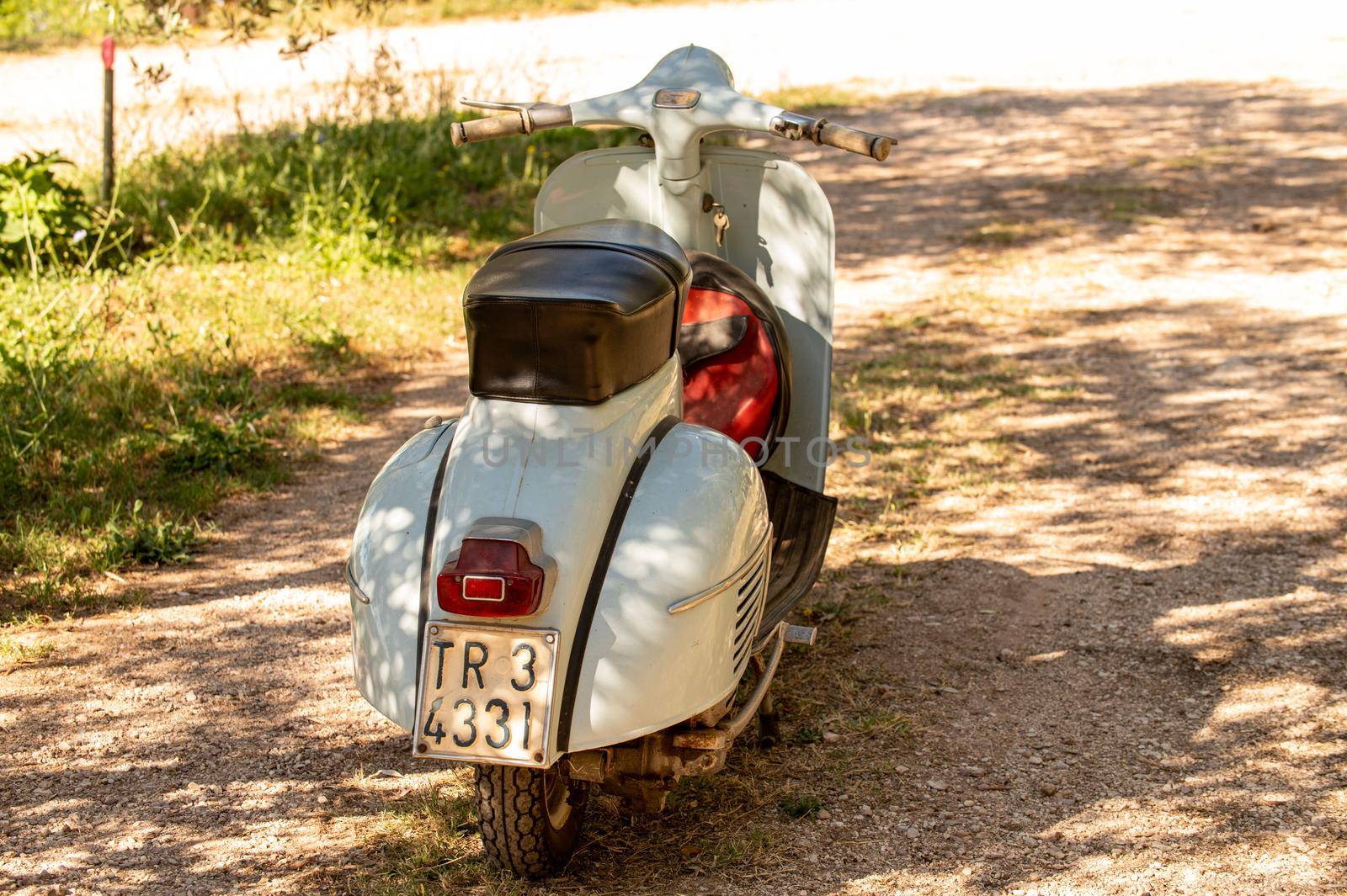 terni ,italy JULY 02 2021 :vespa 50 special vintage piaggio