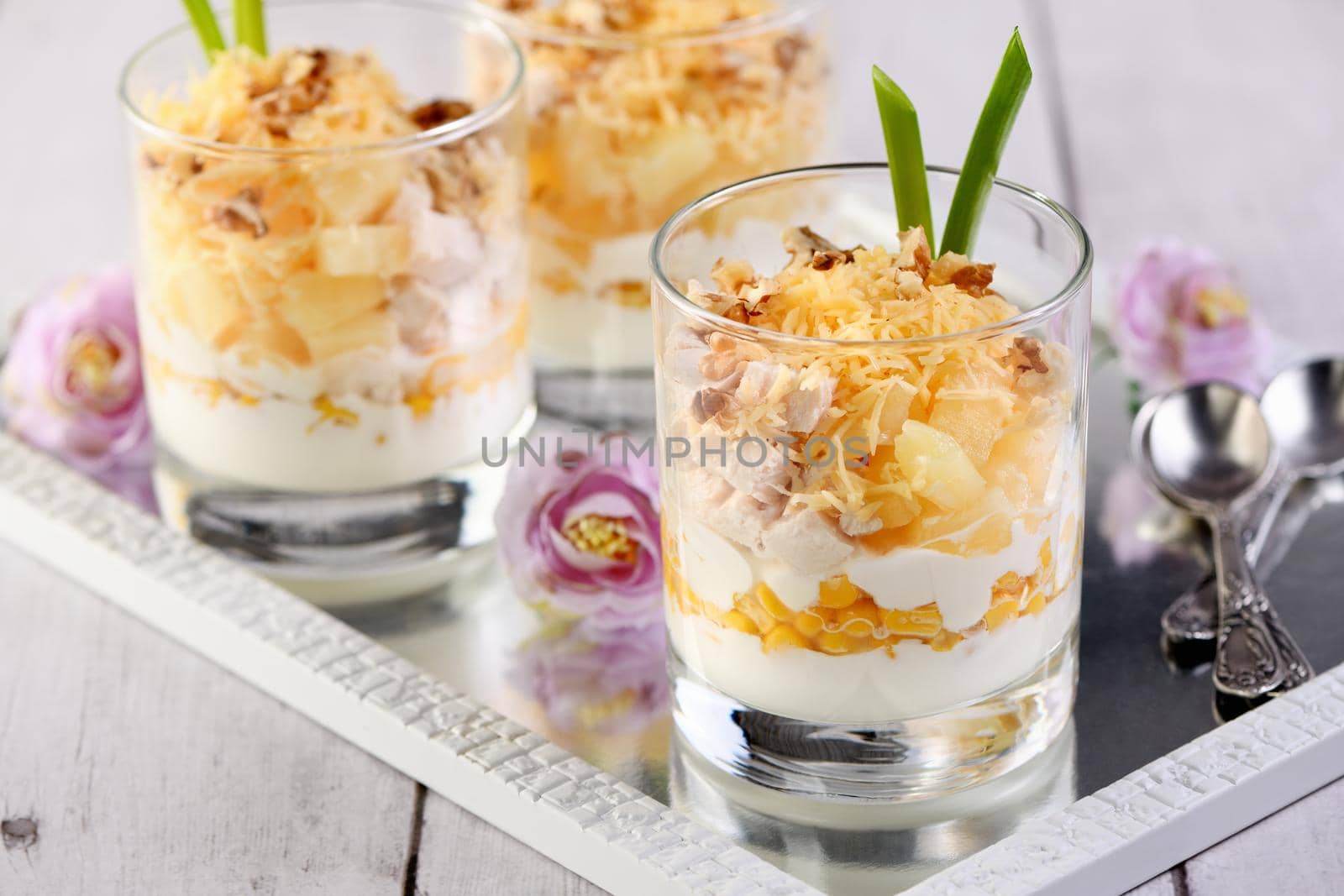 Chicken salad in a glass by Apolonia
