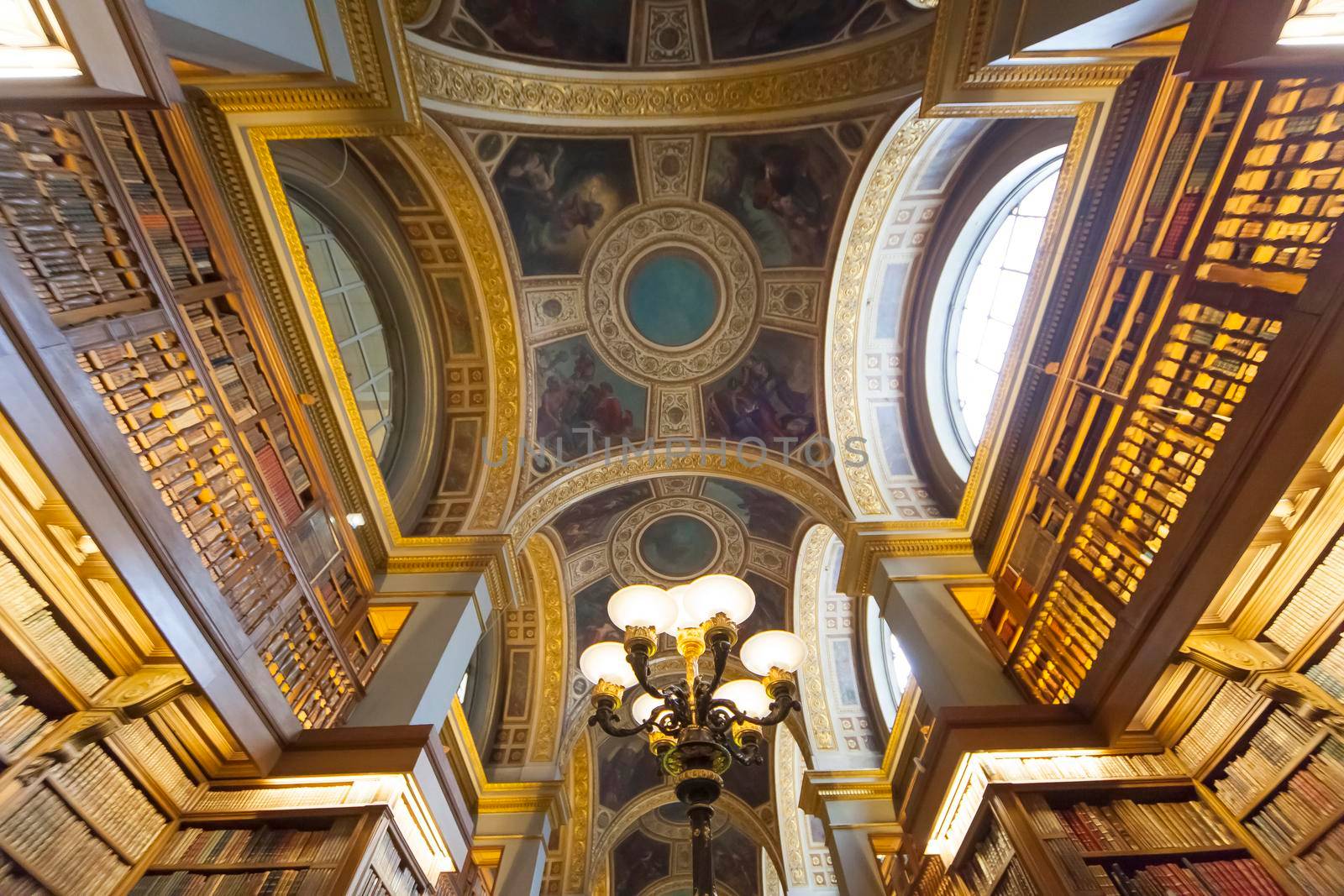 The library, Assemblee Nationale, Paris, France by photogolfer