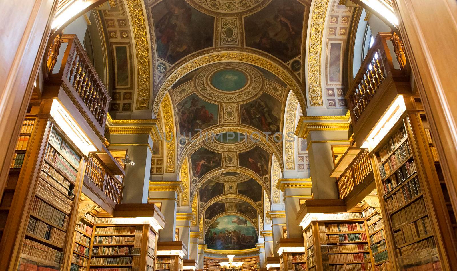 The library, Assemblee Nationale, Paris, France by photogolfer
