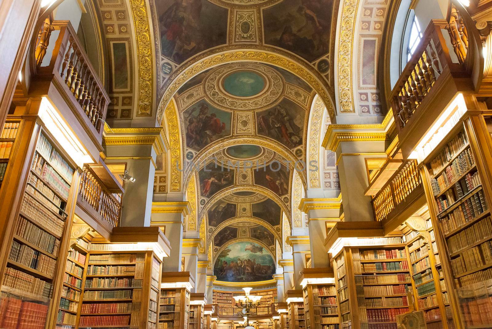 The library at the french national assembly is a public building open to the public
pictures are allowed for editorial