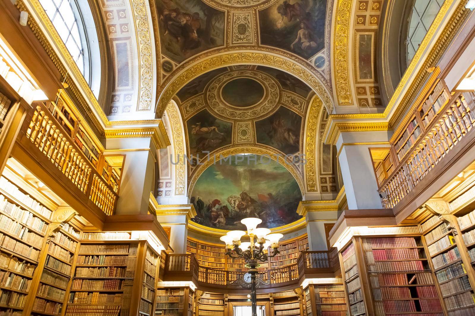 The library at the french national assembly is a public building open to the public
pictures are allowed for editorial