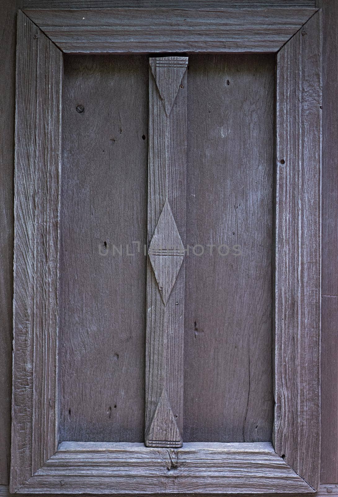 Classic old wooden window to close by domonite