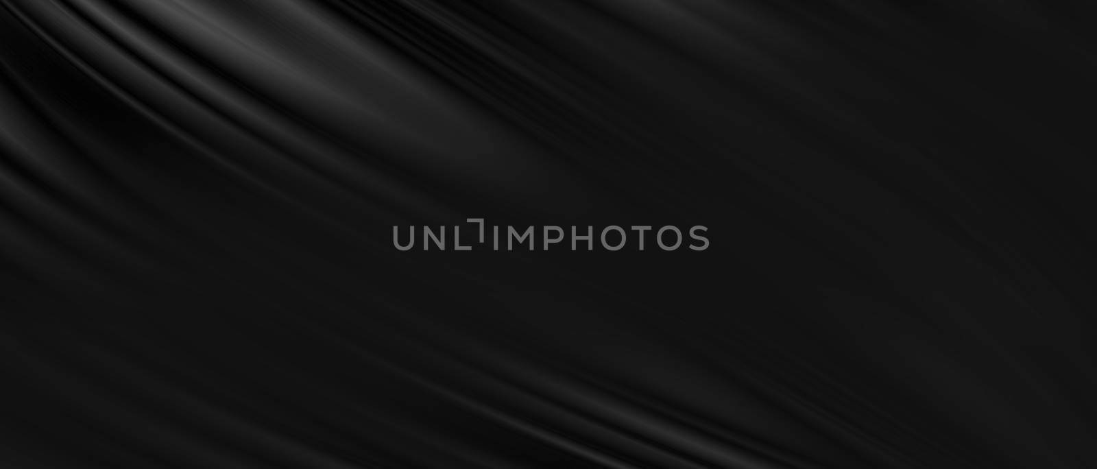 Black luxury fabric background with copy space by Myimagine