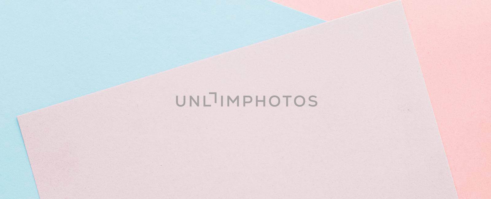 Craft, material and creative concept - Abstract blank paper texture background, stationery mockup flatlay backdrop, brand identity design mock up for holiday branding template and notepaper layout