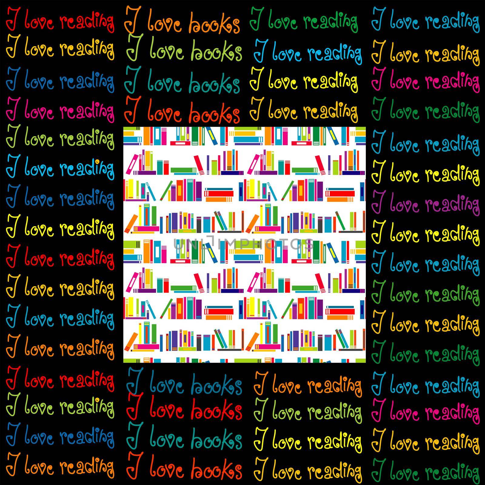 I love learning and I love books background by hibrida13