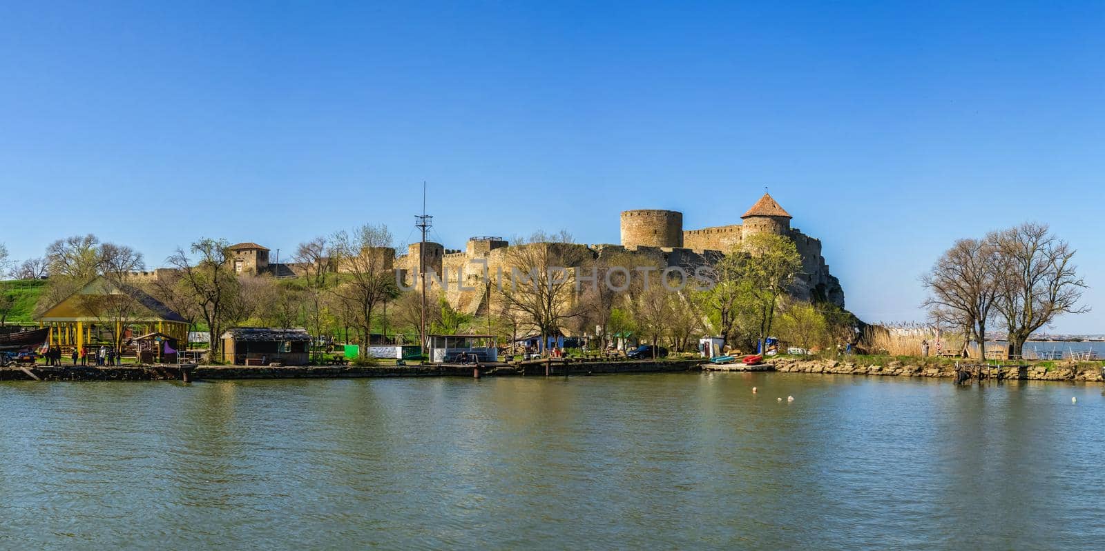 24.04.2021. Bilhorod-Dnistrovskyi or Akkerman fortress, Odessa region, Ukraine, on a sunny spring morning