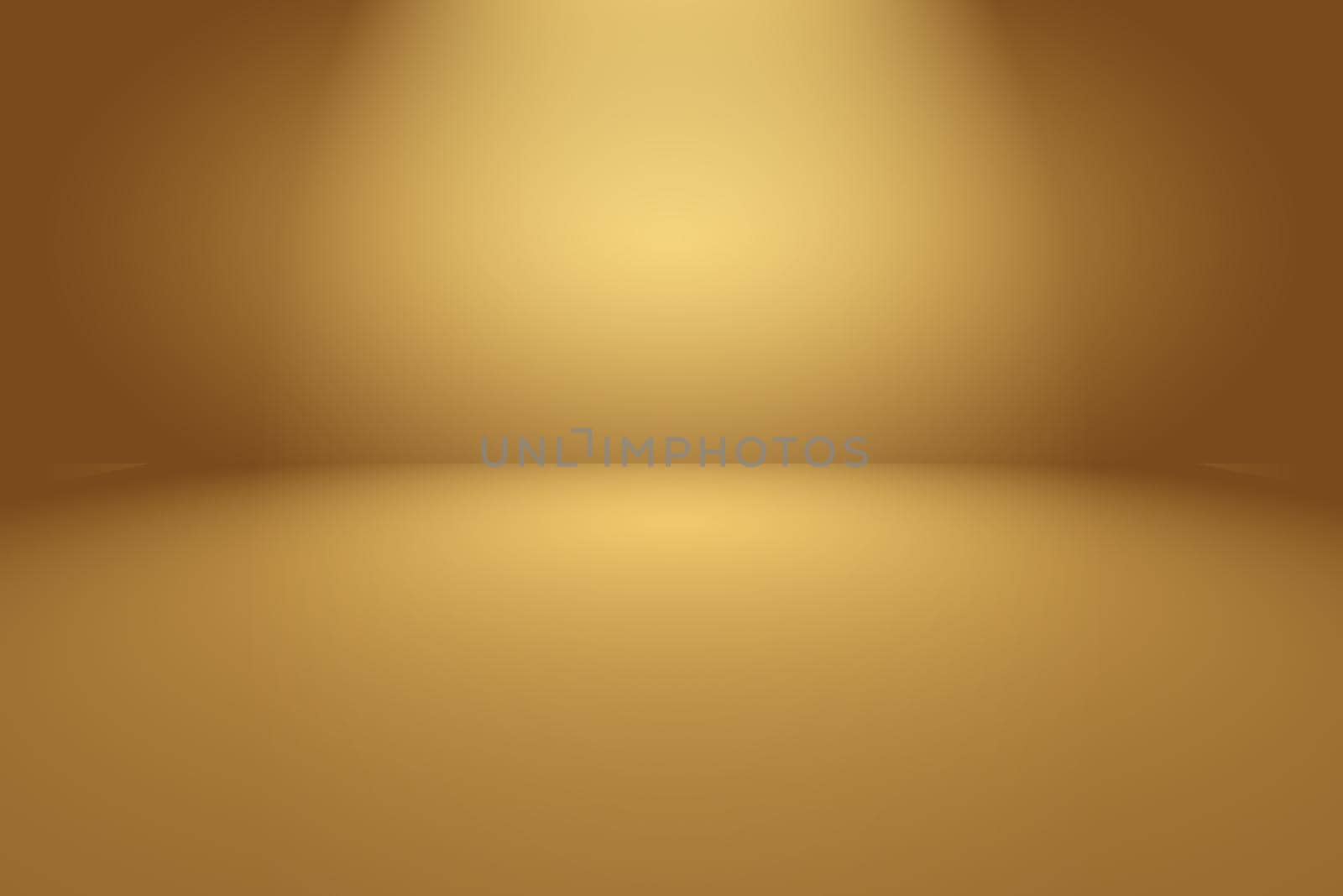 Abstract Luxury Gold yellow gradient studio wall, well use as background,layout,banner and product presentation