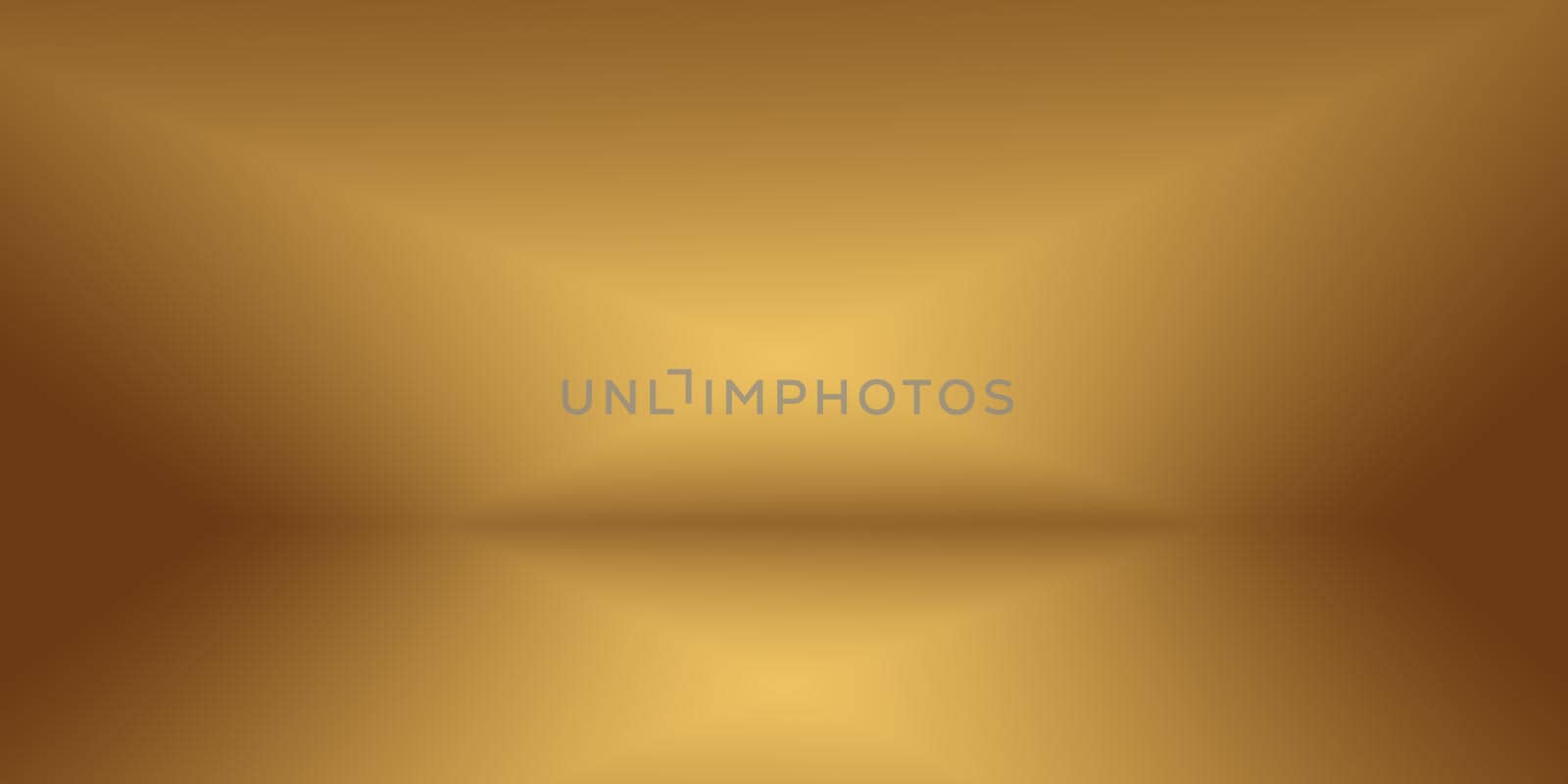 Abstract Luxury Gold yellow gradient studio wall, well use as background,layout,banner and product presentation