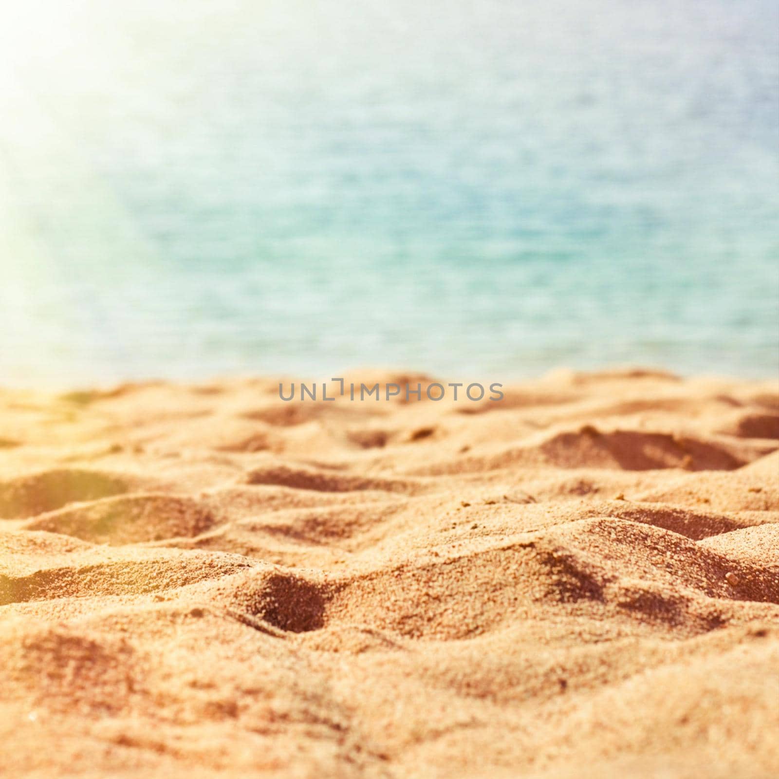beach sand - travel, seascape, vacation and summer holidays concept