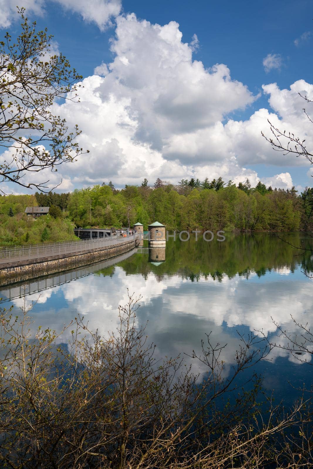 Neye reservoir, Wipperfurth, Bergisches Land, Germany by alfotokunst