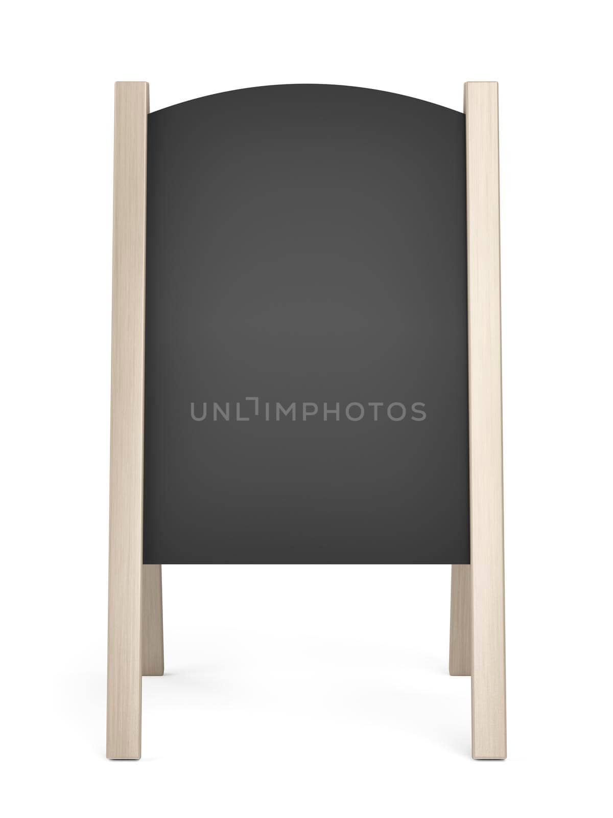 Wooden menu display board by magraphics
