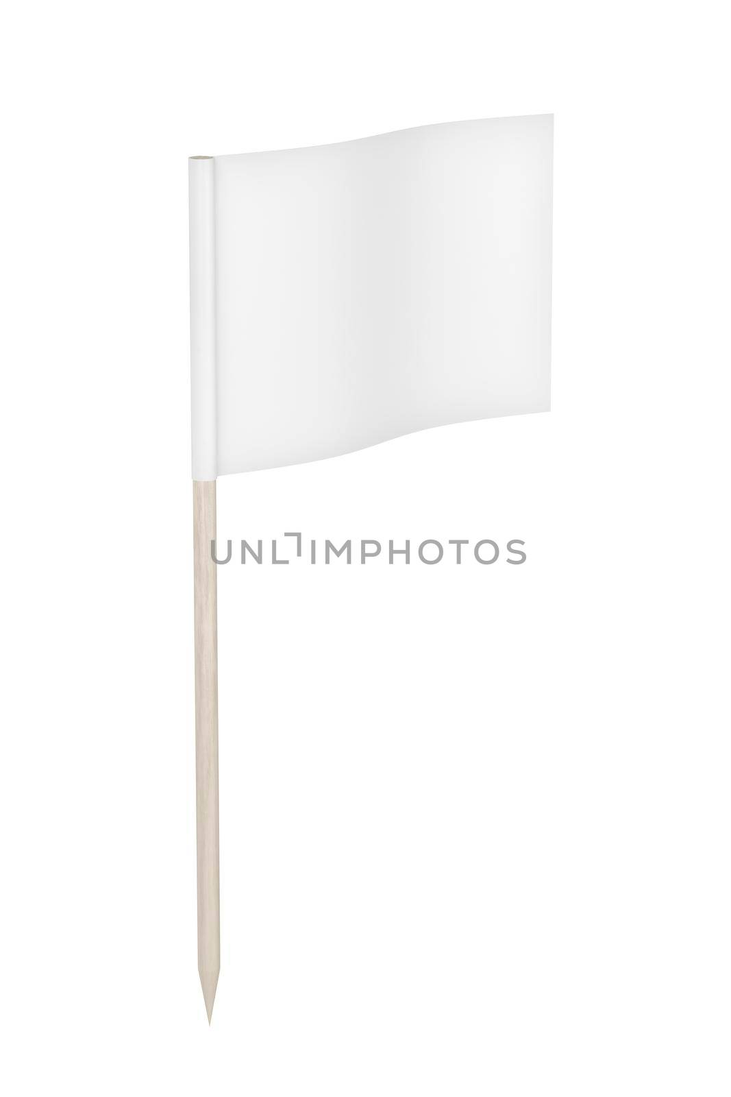 White toothpick flag by magraphics