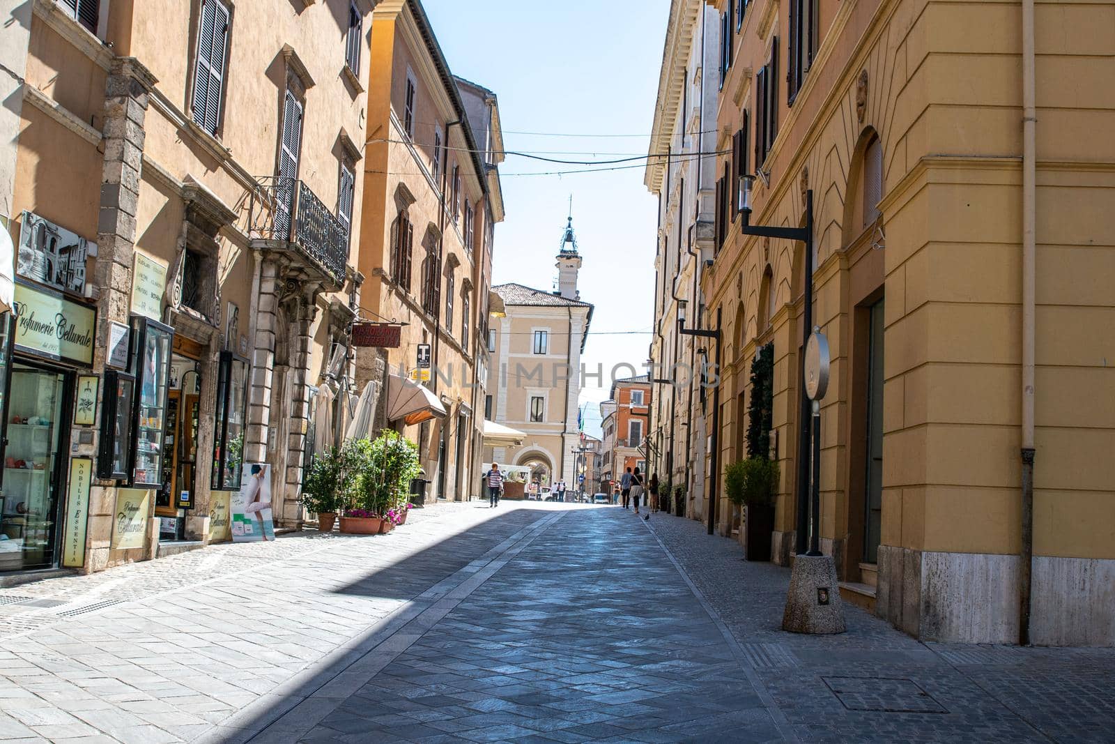 rieti via cintia which leads to piazza vittorio emanuele II by carfedeph