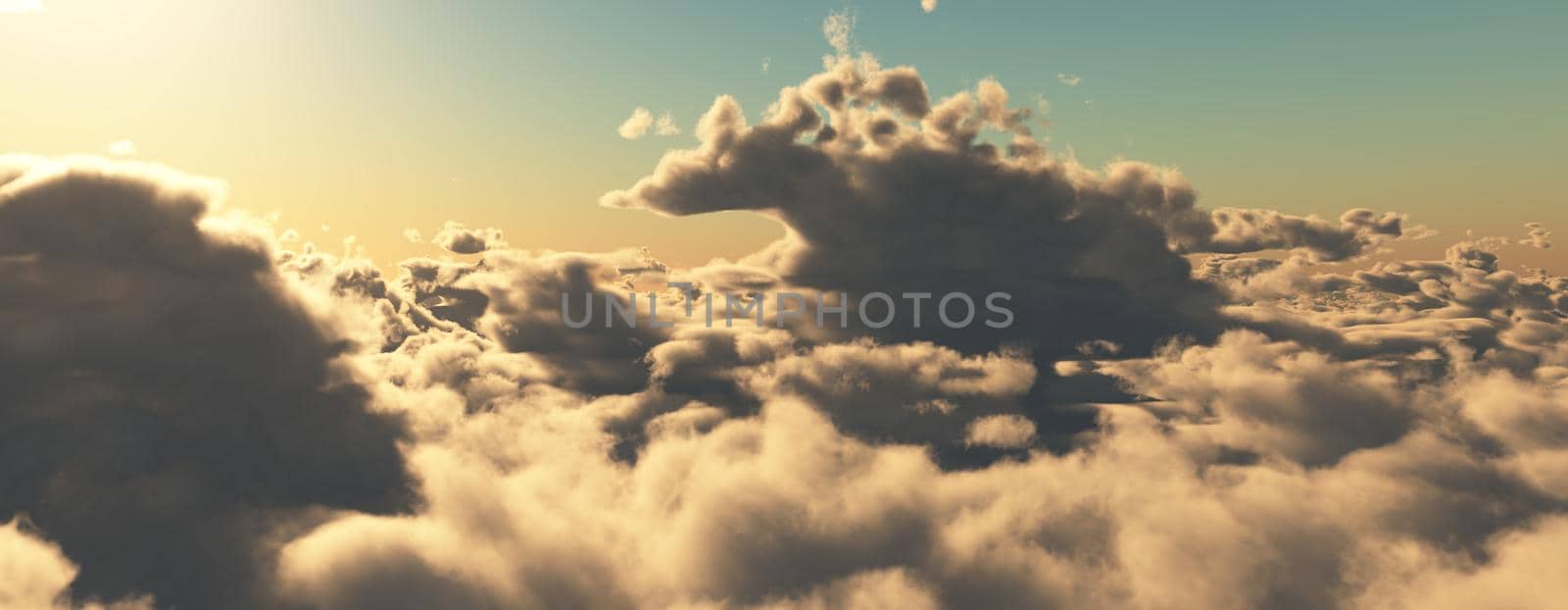 above clouds fly sunset sun ray by alex_nako